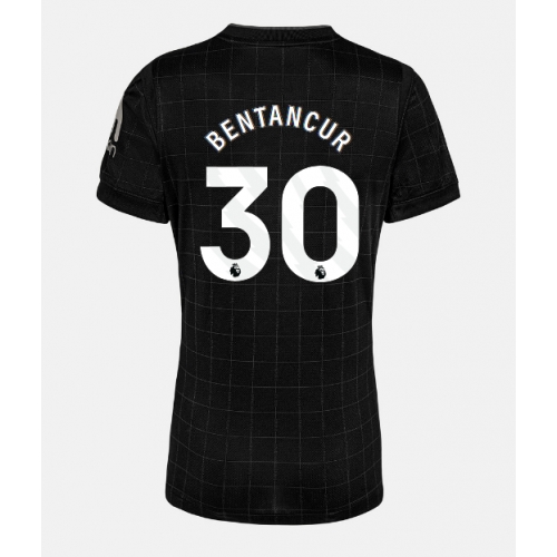 Tottenham Hotspur Rodrigo Bentancur #30 Maglia Gara Trasferta Repliche 2025-26 Donna Maniche Corte Tottenham Hotspur Rodrigo Bentancur #30 Maglia Gara Trasferta Repliche 2025-26 Donna Maniche Corte